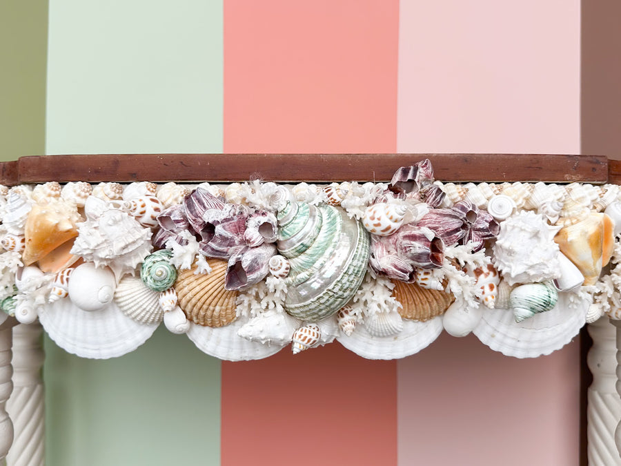 Colorful Shell Chic Console