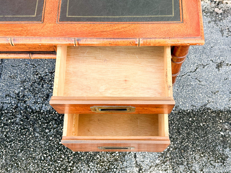 Handsome Faux Bamboo Desk