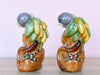 Pair of Lynn Chase Monkey Salt and Pepper Set