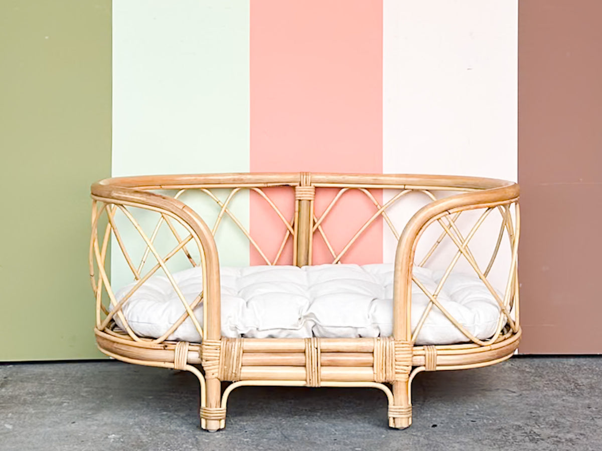 Rattan Dog Bed