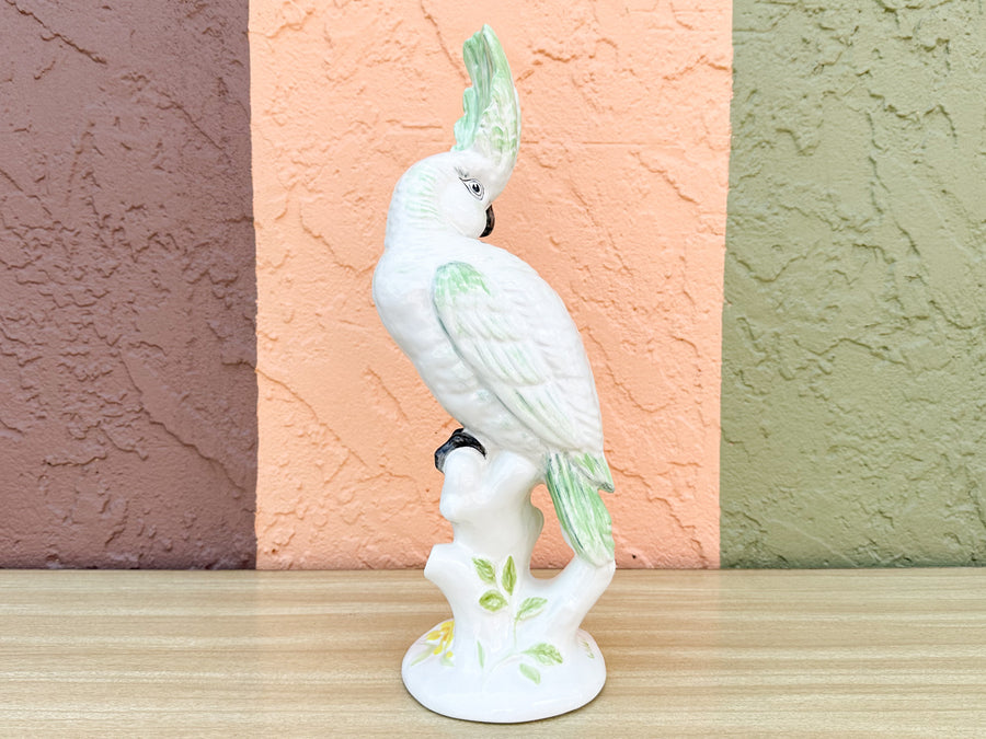 Yellow and Green Tropical Cockatoo