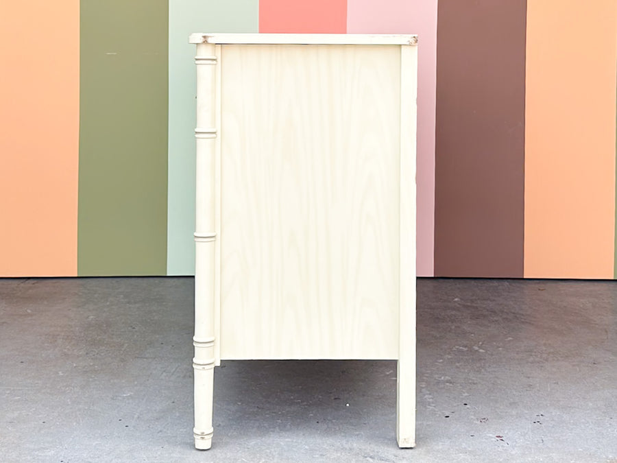 Faux Bamboo Dresser