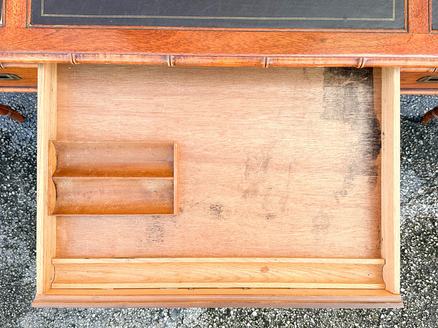 Handsome Faux Bamboo Desk
