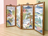 Pagoda Scene Needlepoint Folding Art