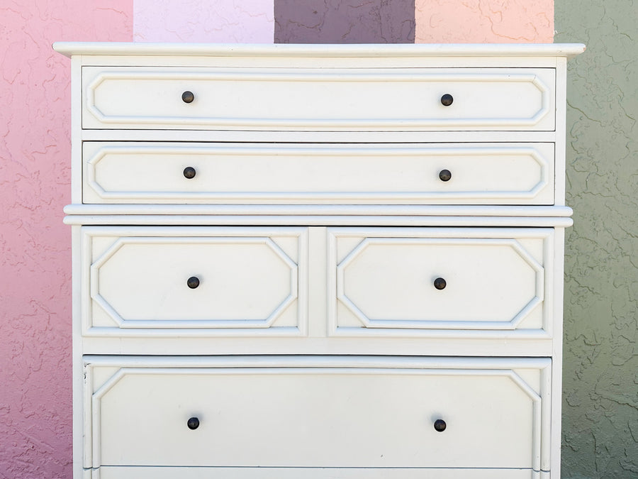 Ficks Reed Faux Bamboo Tall Chest