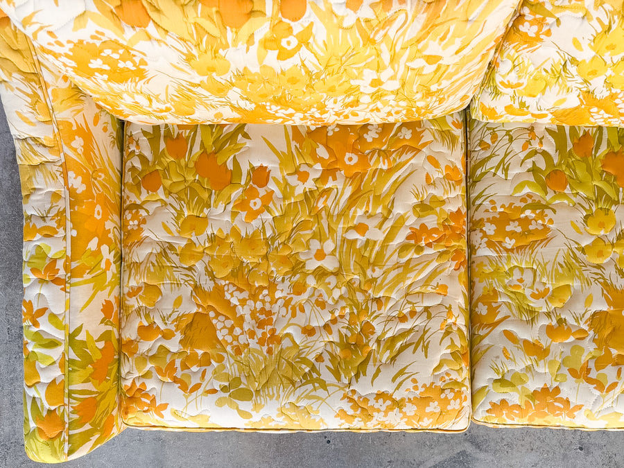 Flower Power Upholstered Sofa