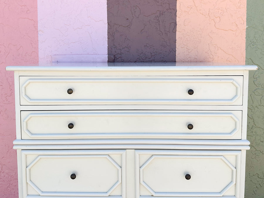 Ficks Reed Faux Bamboo Tall Chest