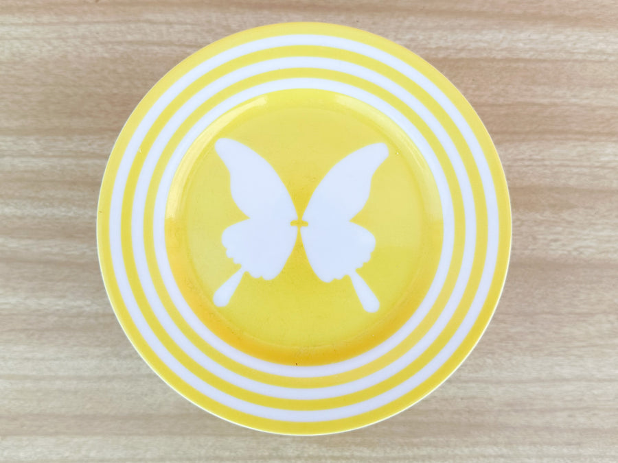 Set of Ten Fitz and Floyd Butterfly Dessert Plates