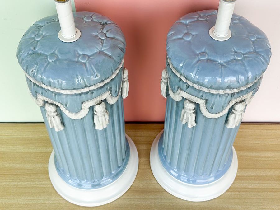 Pair of Regency Chic Nardini Tassel Lamps