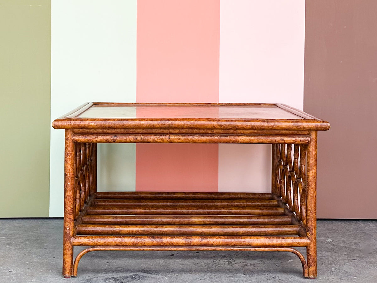 Rattan Circle Coffee Table