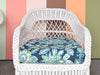 Pair of Braided Rattan Lounge Chairs