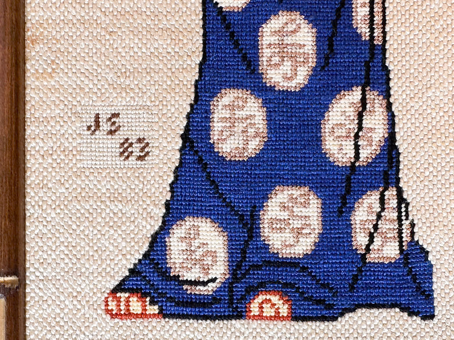 Geisha Needlepoint Folding Art