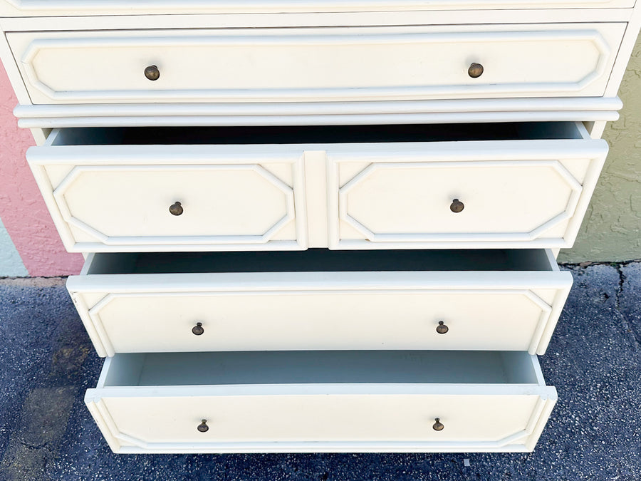 Ficks Reed Faux Bamboo Tall Chest