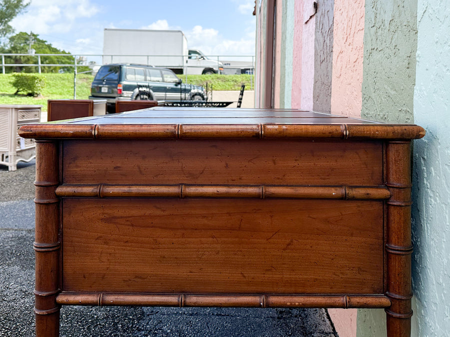 Handsome Faux Bamboo Desk
