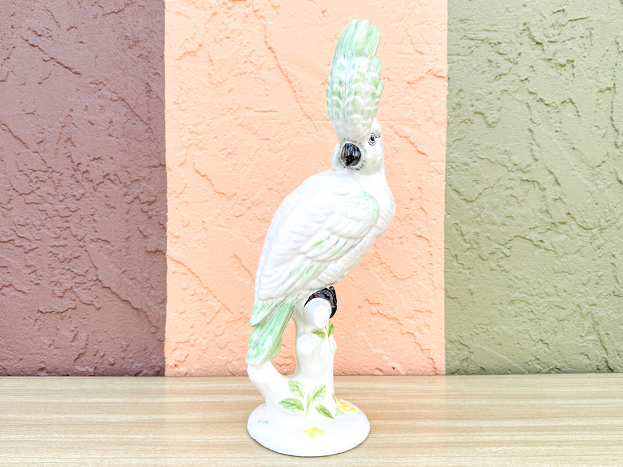 Yellow and Green Tropical Cockatoo