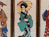 Geisha Needlepoint Folding Art
