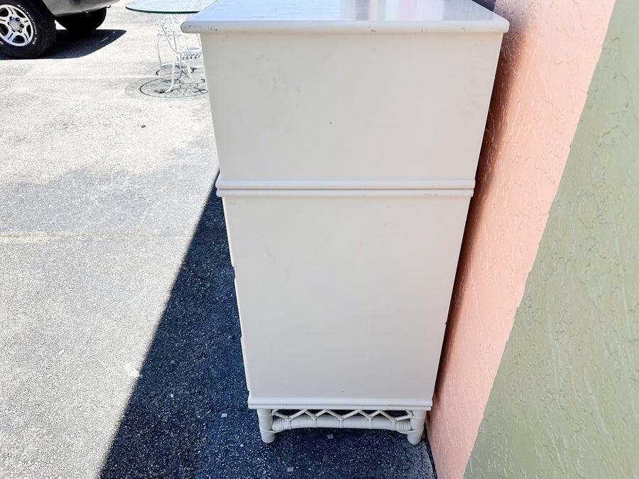 Ficks Reed Faux Bamboo Tall Chest