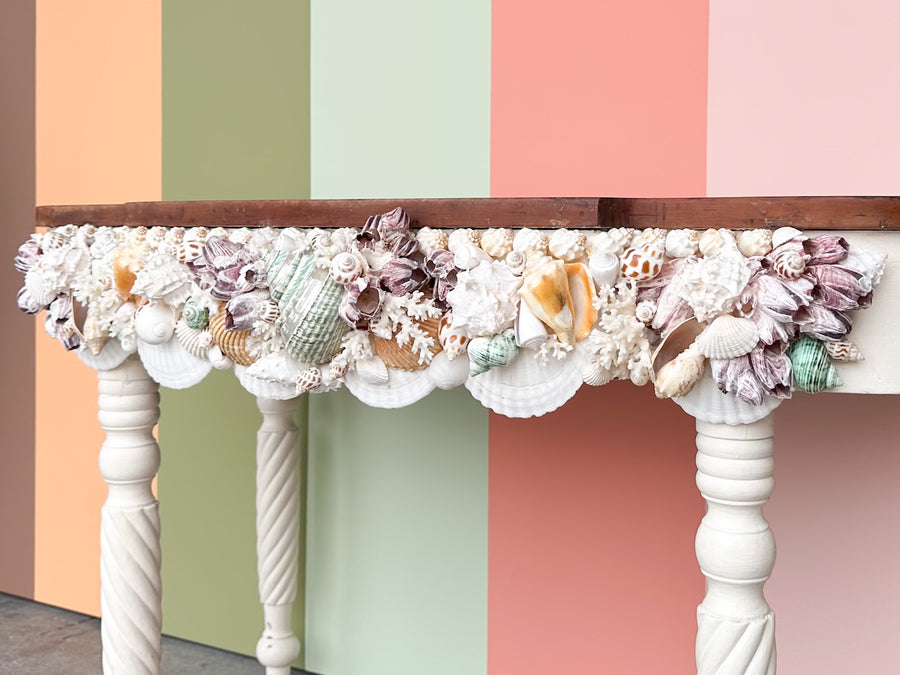 Colorful Shell Chic Console