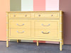 Thomasville Faux Bamboo Double Dresser