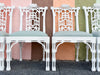 Set of Six Fretwork Pagoda Dining Chairs