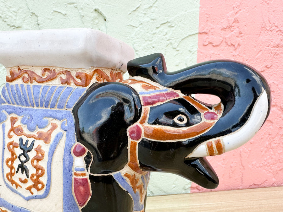 Ceramic Elephant Cachepot