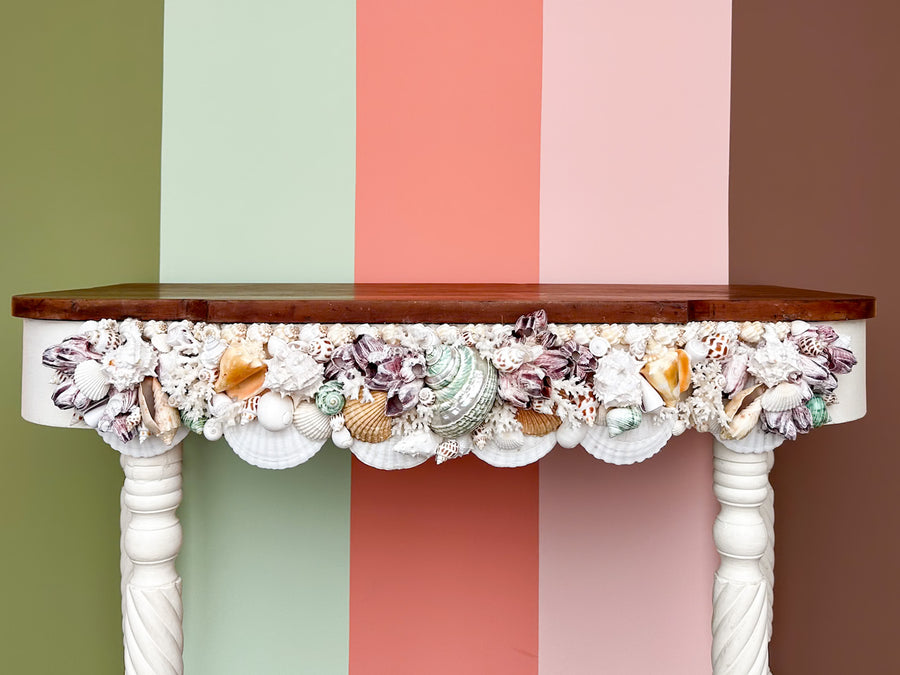 Colorful Shell Chic Console