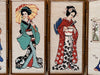 Geisha Needlepoint Folding Art