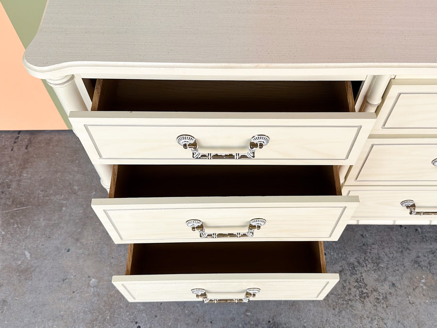 Faux Bamboo Dresser