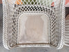 Pair of Braided Rattan Lounge Chairs