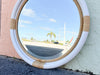 Modern Rattan Mirror