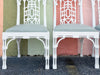 Set of Six Fretwork Pagoda Dining Chairs