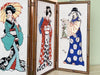 Geisha Needlepoint Folding Art