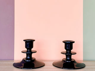 Pair of Spooky Candle Holders
