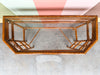 Bamboo Chippendale Console