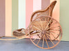 Chinoiserie Style Rattan Rickshaw