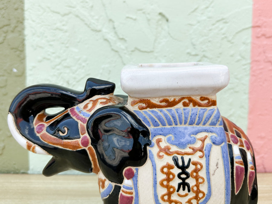 Ceramic Elephant Cachepot
