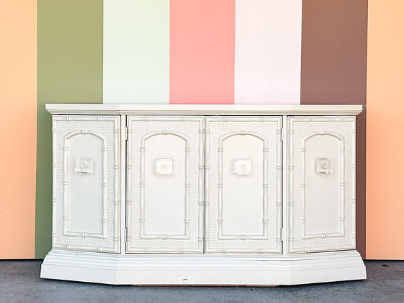 Palm Beach Style Faux Bamboo Server
