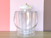 Conch Shell Lucite Ice Bucket