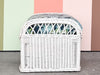 Braided Rattan Ottoman