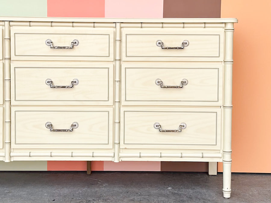 Faux Bamboo Dresser