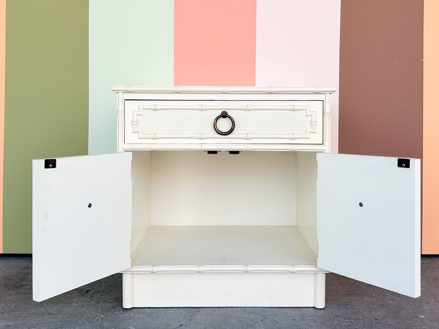 Palm Beach Style Bamboo Nightstand