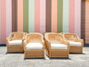Bielecky Brothers Braided Rattan Lounge Chair