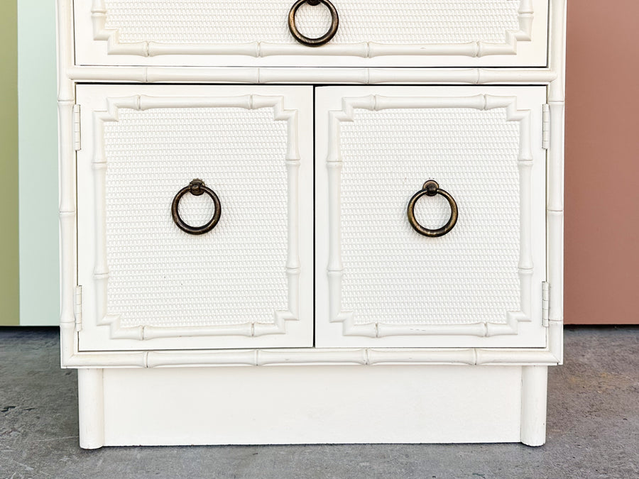 Palm Beach Style Bamboo Nightstand