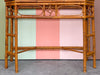 Bamboo Chippendale Console