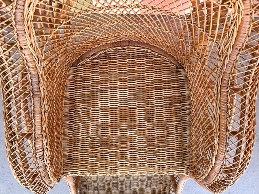 Santa's Rattan Sleigh