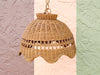 Cute Scallop Wicker Pendant