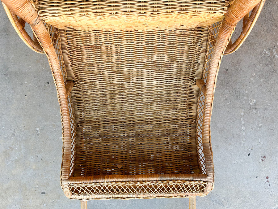 Santa's Rattan Sleigh