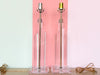 Pair of MCM Lucite Lamps