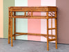 Bamboo Chippendale Console