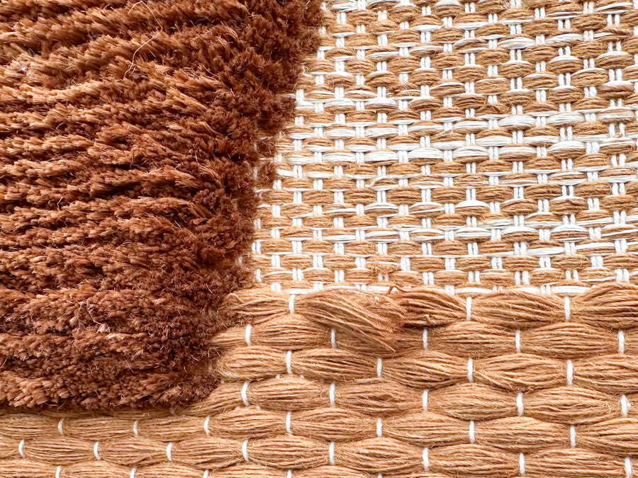 So 70's Woven Flower Wall Hanging